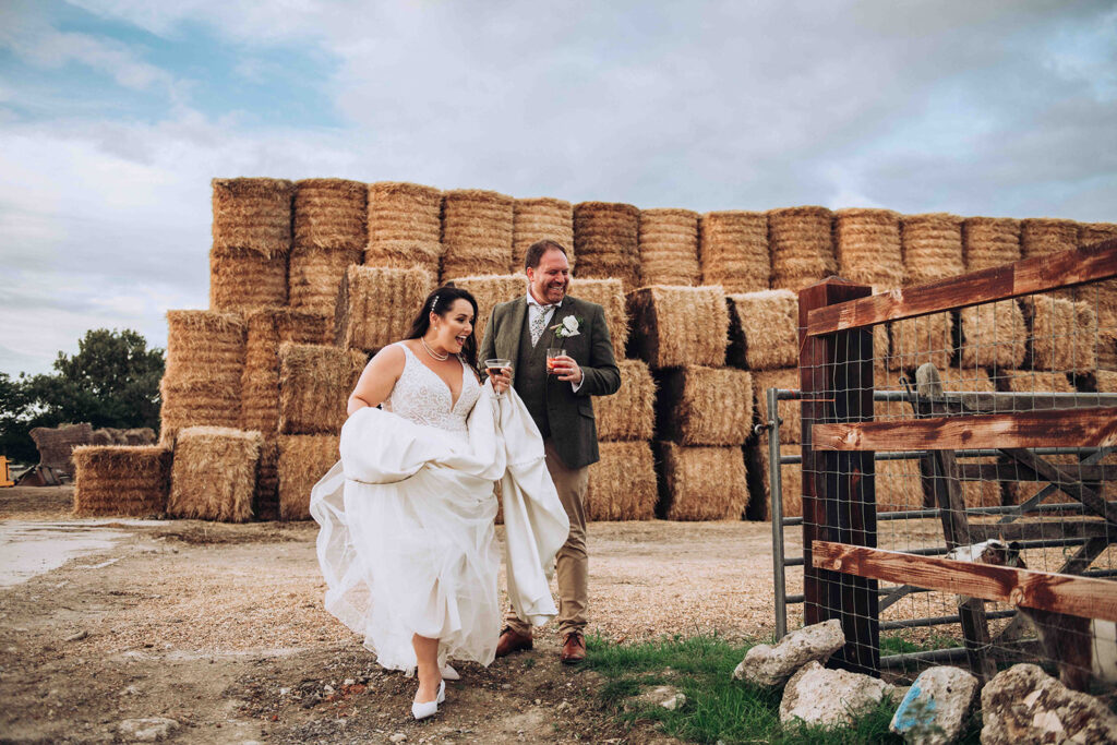 Goats at the Manor Barn Wedding Venue