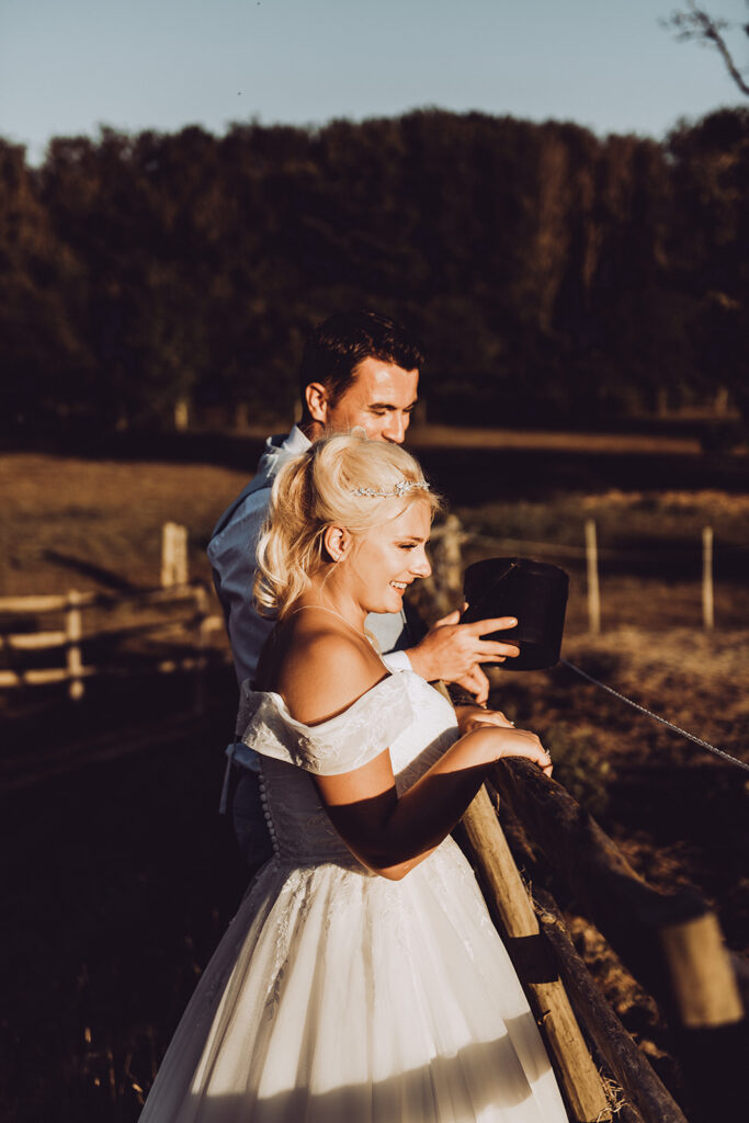 Bridal make up at Reach Court Farm