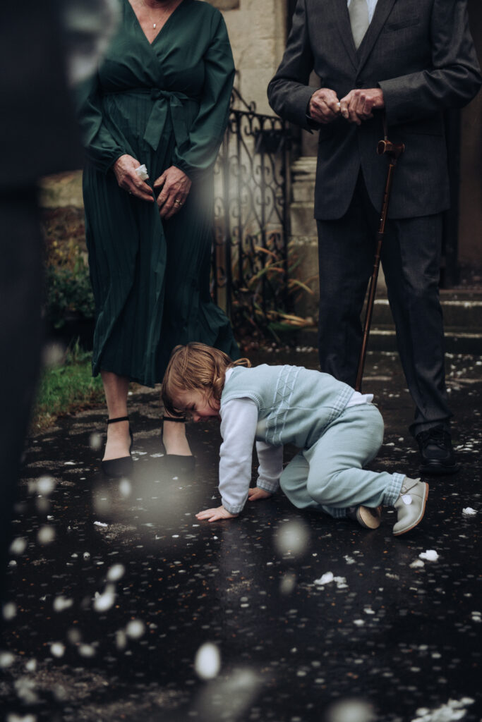 Confetti at luxury wedding at St Luke's in Ramsgate