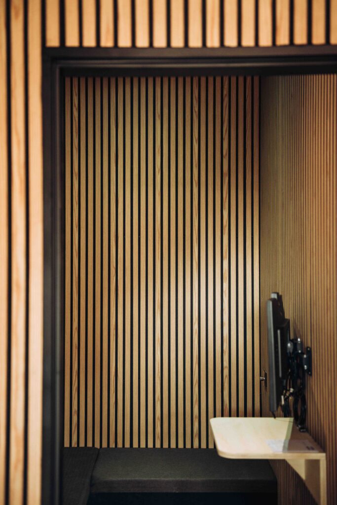 Silent work pods at Ramsgate Works creative office space near Margate