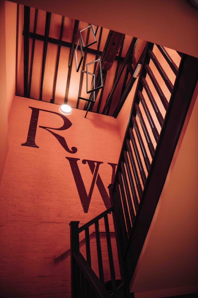 Staircase at Ramsgate Works creative office space near Margate