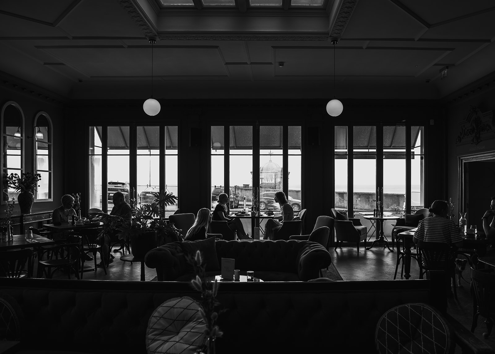 Photograph from the bar area of Albion House