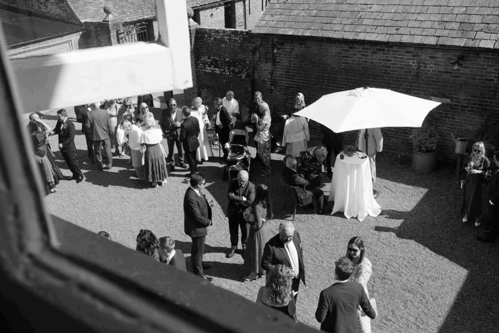 Introducing Ripple Court Estate, Kent’s Luxury Wedding Venue - monochrome photograph of an editorial wedding at Reach Court Estate