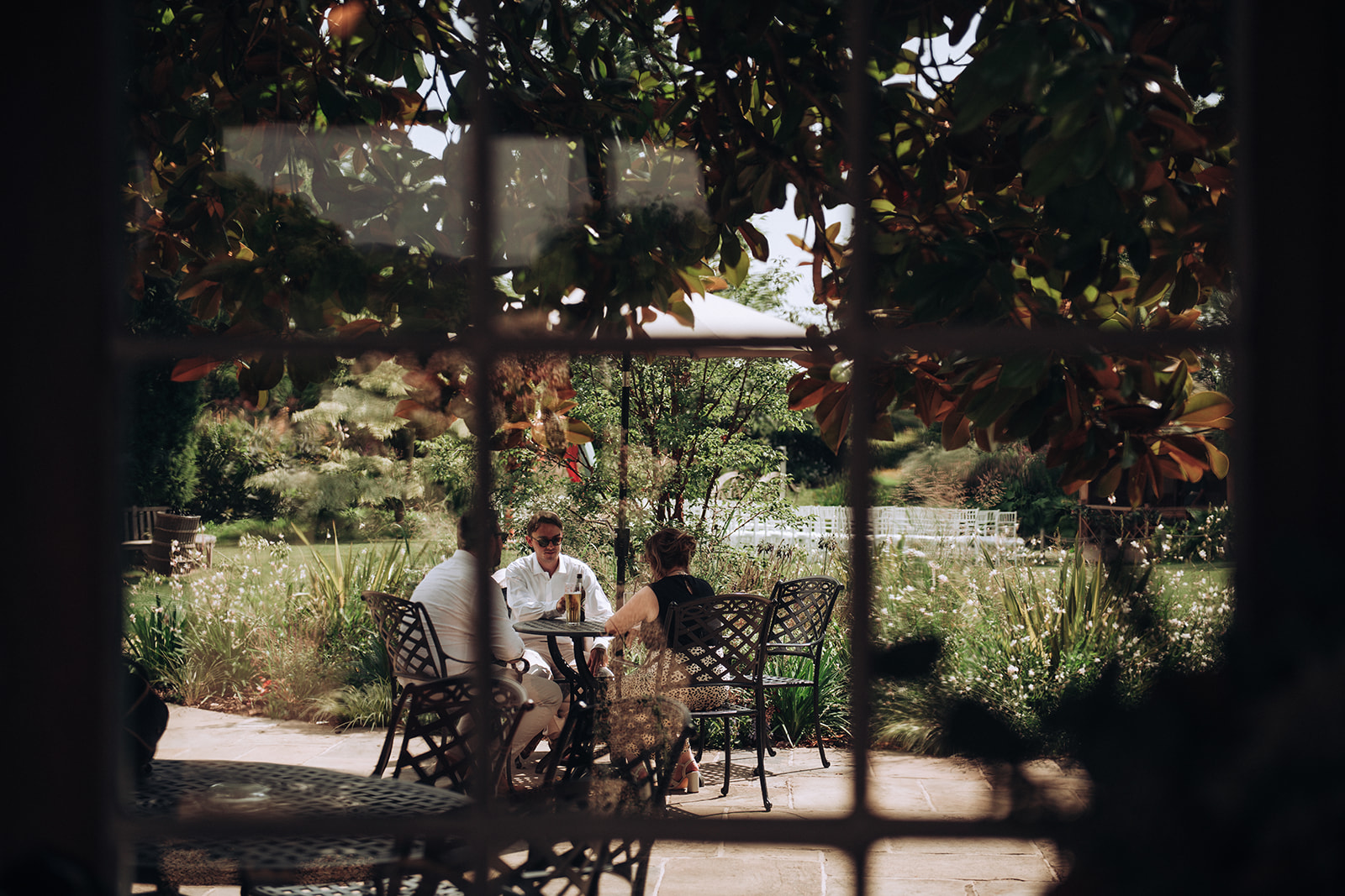Ripple court estate wedding photograph of guests