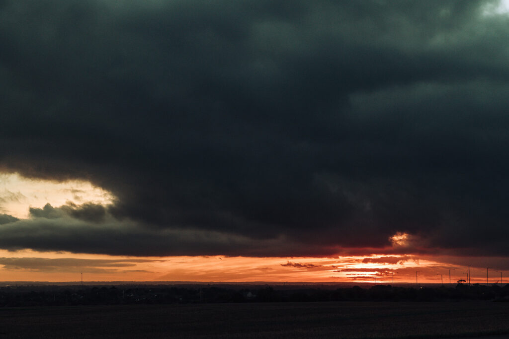 Sunset in Pegwell Bay one of the best engagement shoot locations in Thanet