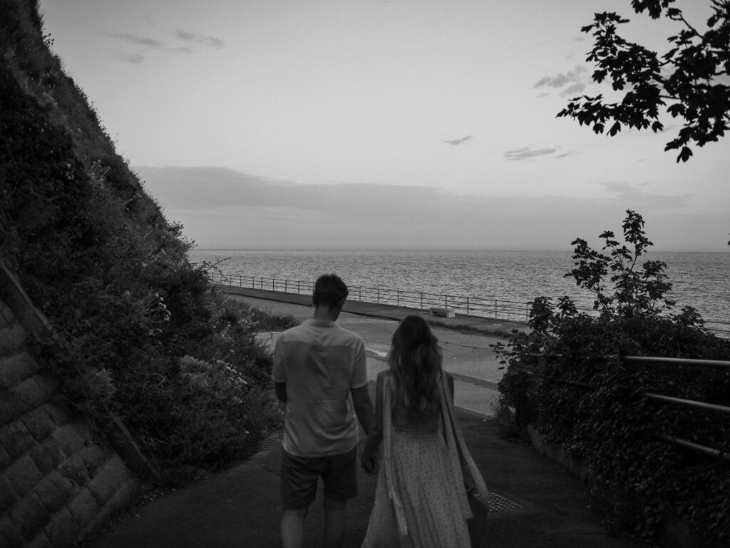 Gen Z couple shoot at Ramsgate Western Undercliff one of the best engagement shoot locations in Thanet