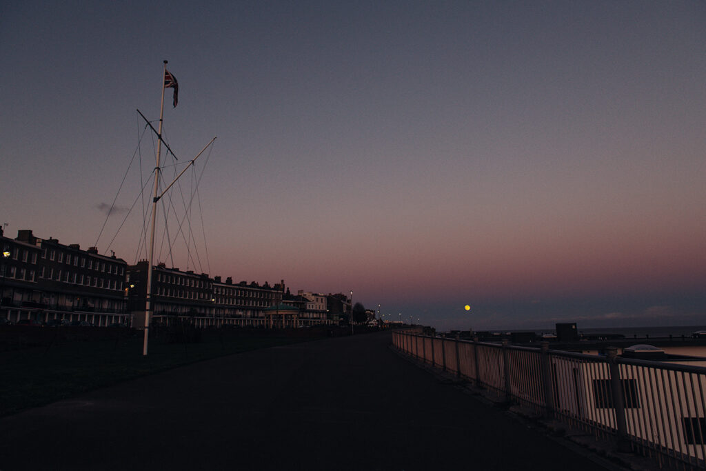 Sunset at Albion House