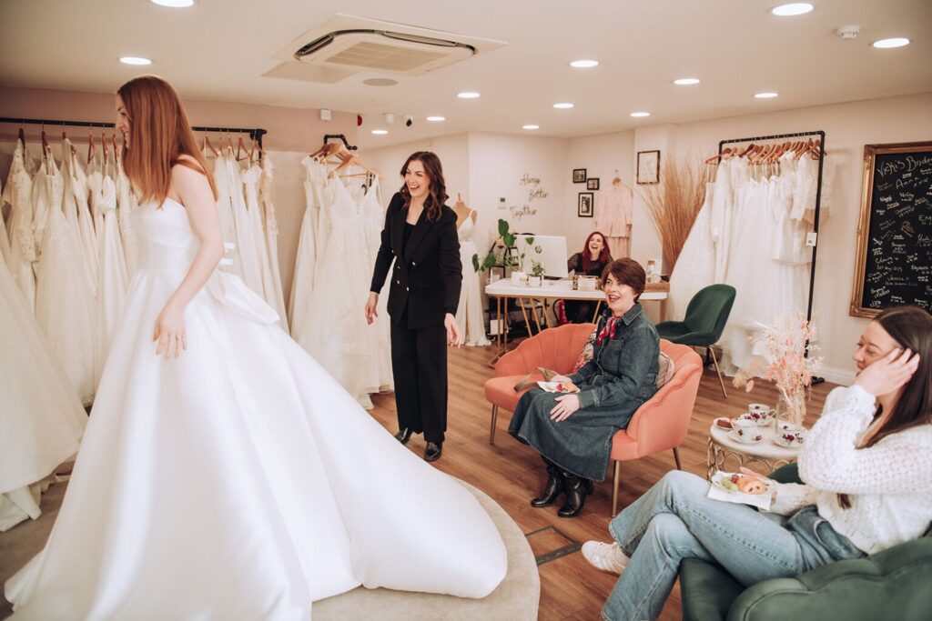 Corporate branding shoot in Tenterden in Kent of Vickis Bridal