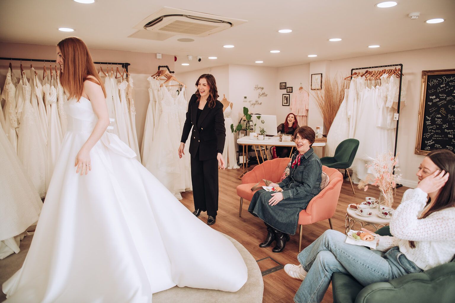 Corporate branding shoot at Tenterden in Kent of Vickis Bridal