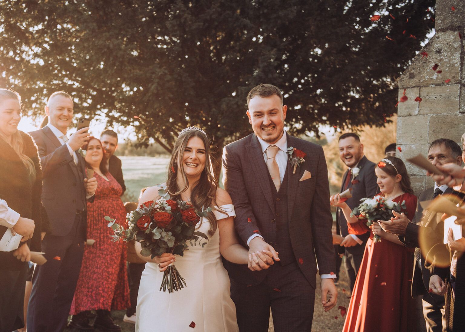 Natural Joyful Church Wedding in Cambridge