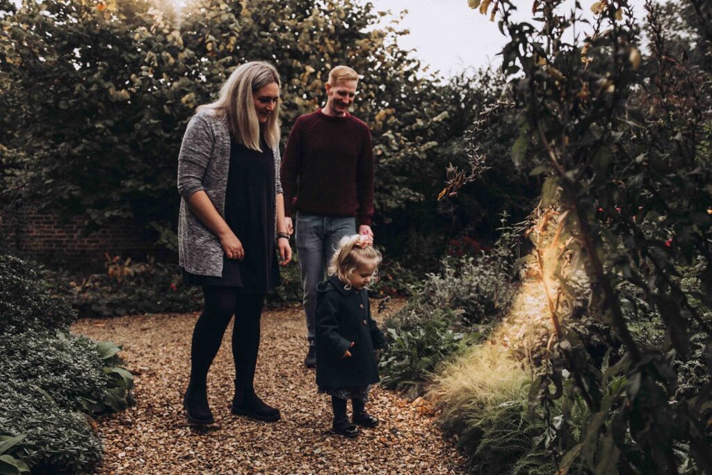Family photography at Quex Park in Thanet