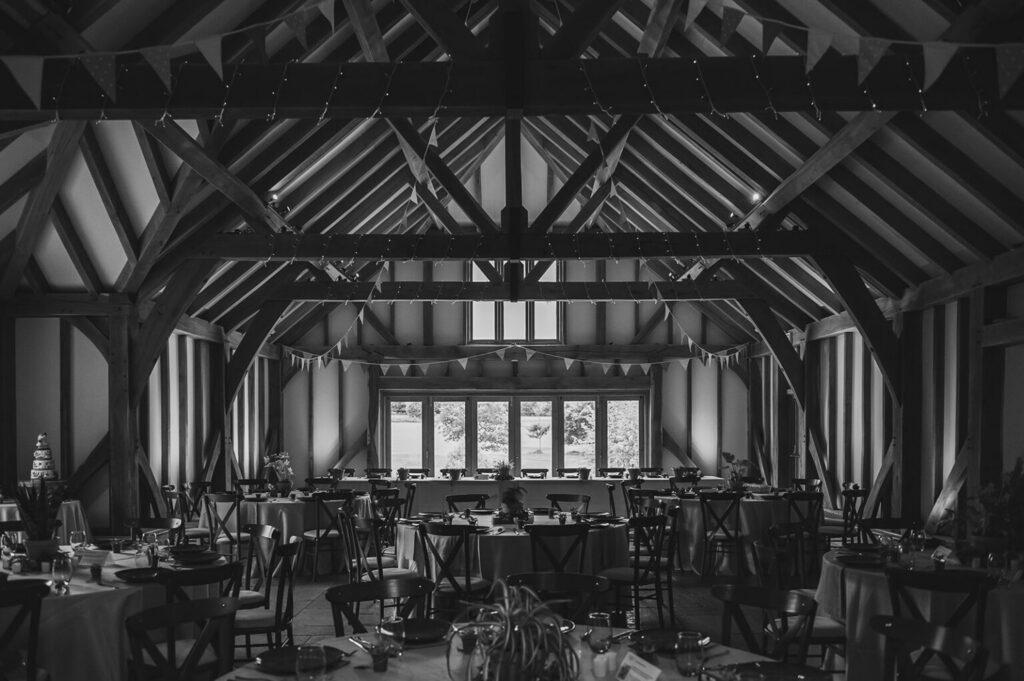 Editorial table layout at Brookfield barn