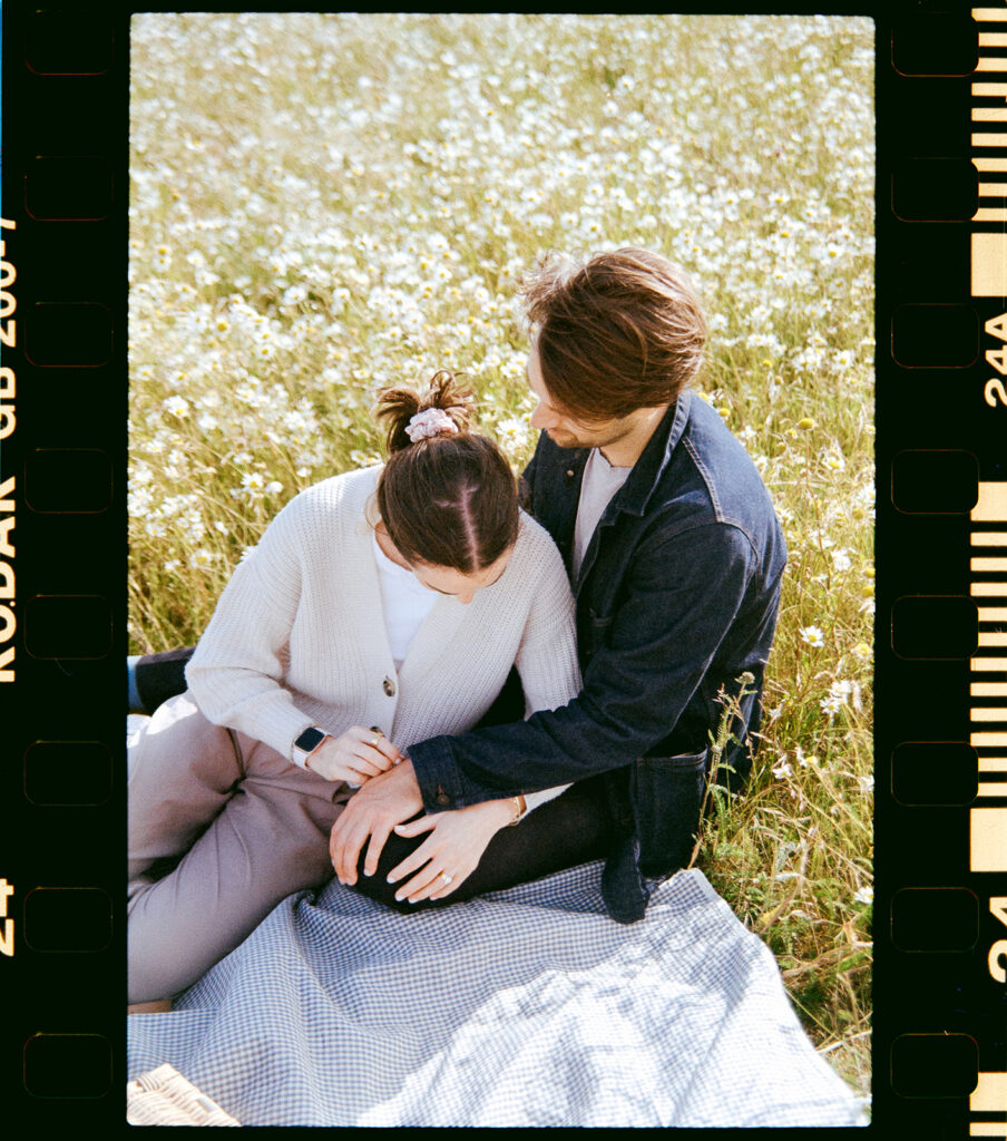 Film scan of St Margaret's Proposal Photographer