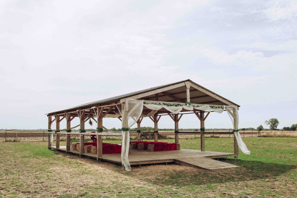Luxury barn setup at Hempsall Farm