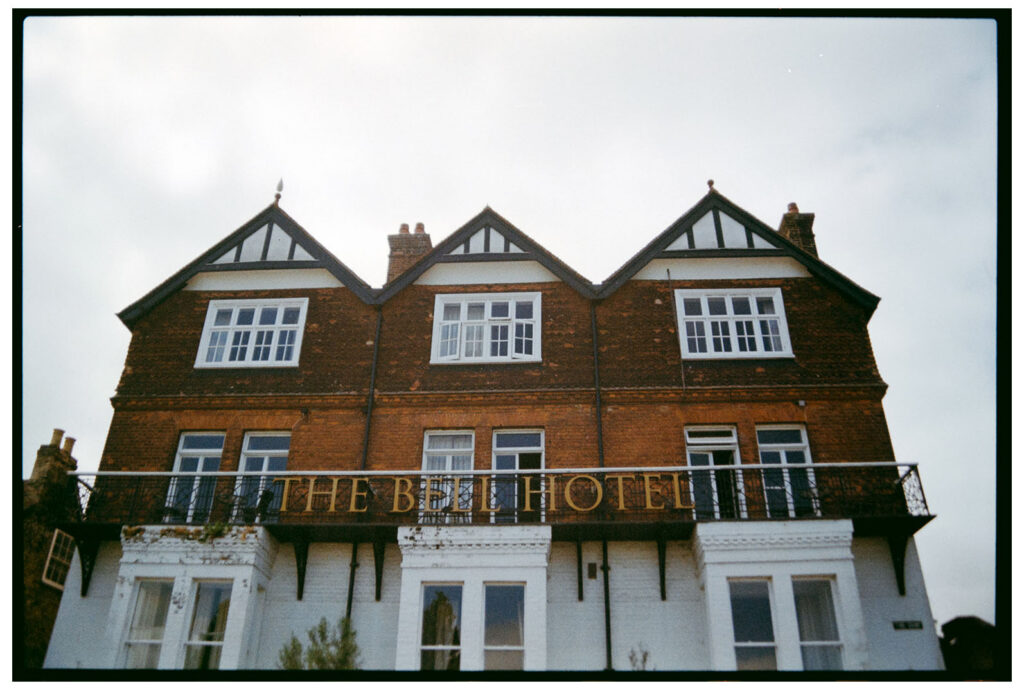The bell hotel on analogue film