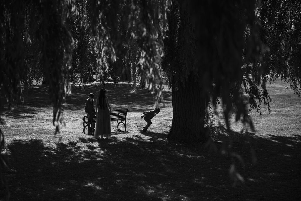 Children playing in the park in Sandwich