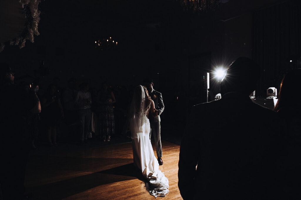First dance at the bell hotel in Sandwich in Kent