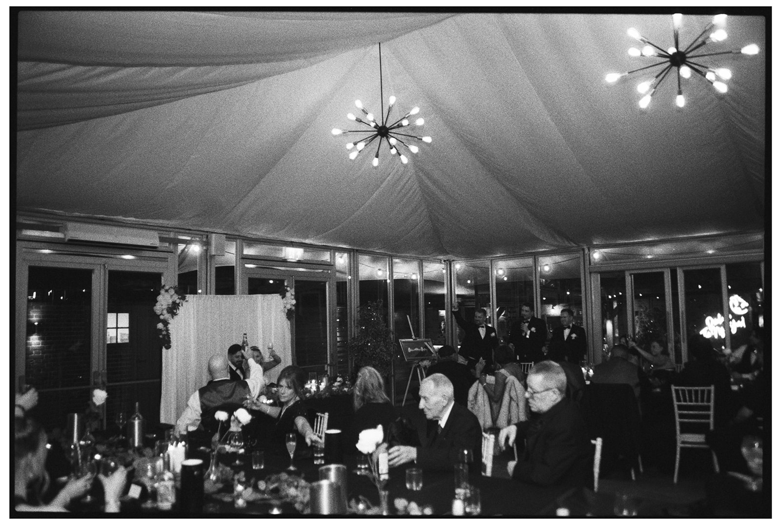 Film wedding photography at the Night Yard in Canterbury