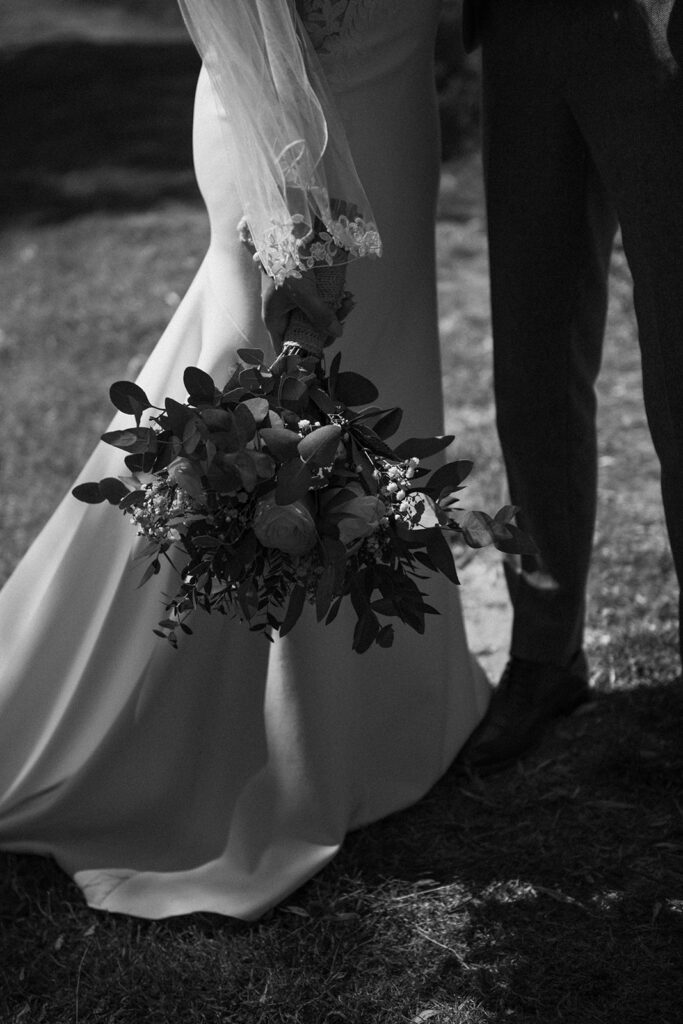 Fine art editorial portrait of luxury bouquet of flowers