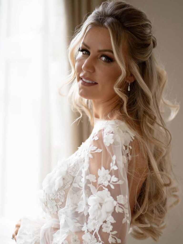 soft glam bridal makeup look