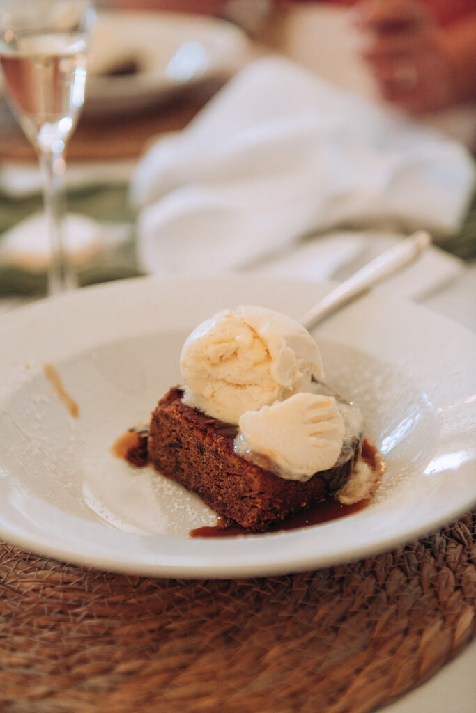wedding food at the bell hotel