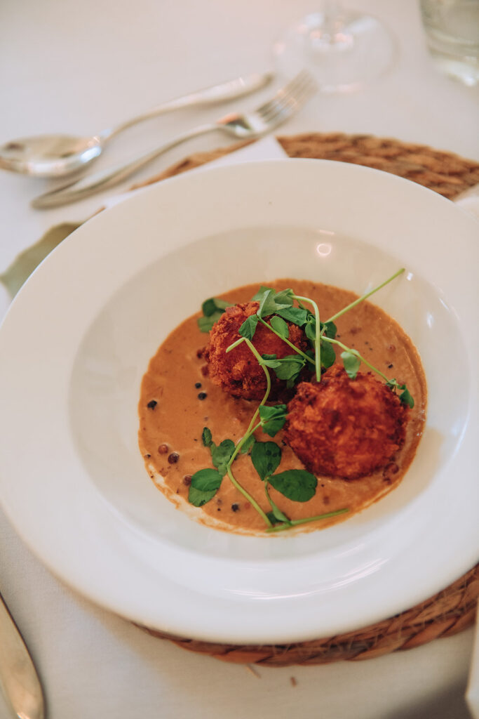 wedding food at the bell hotel