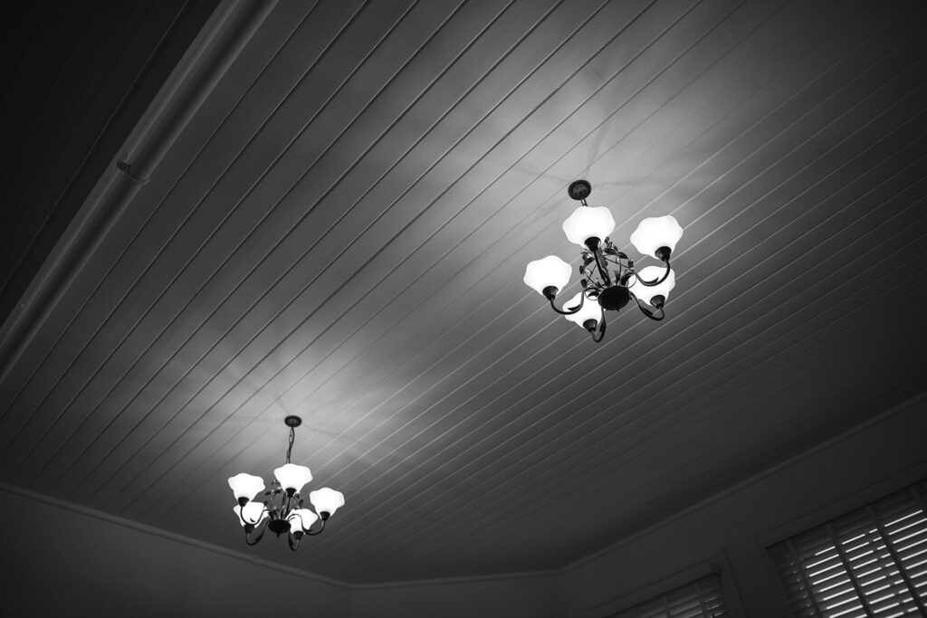Lights at a registry office
