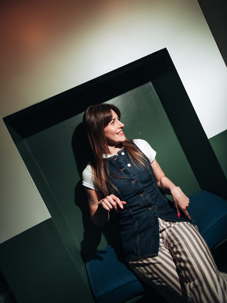 Portrait of a therapist chatting