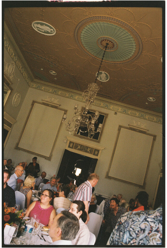 Film scan of an event at Broome Park