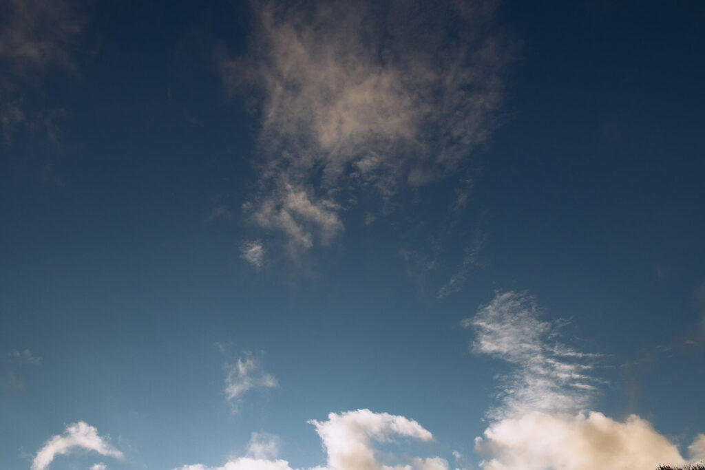 Blue sky in Kent