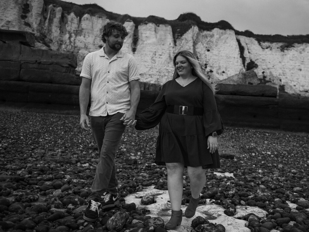 walking couple