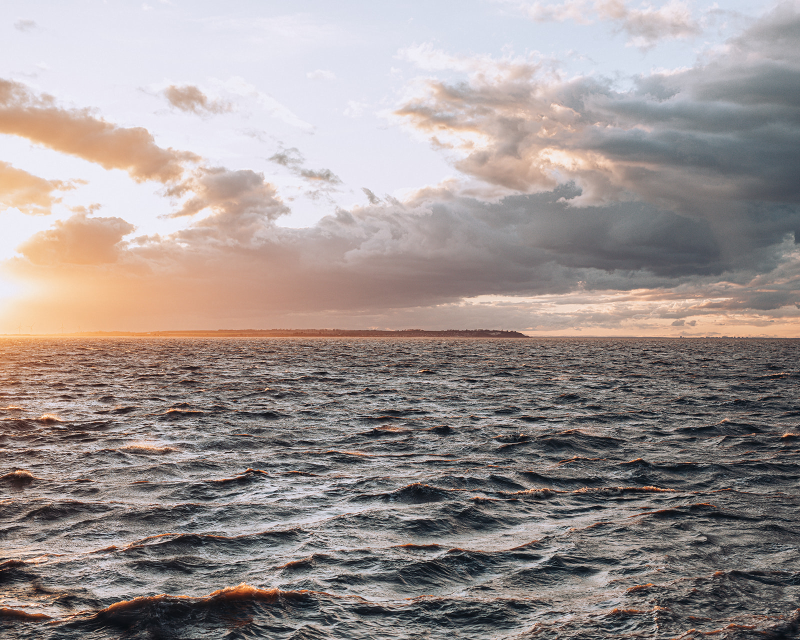 The coastline in Whitstable Kent during a wedding