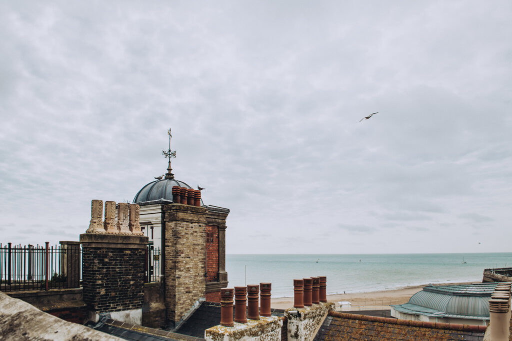 A view from Albion House over the Harbour in Ramsgate Kent